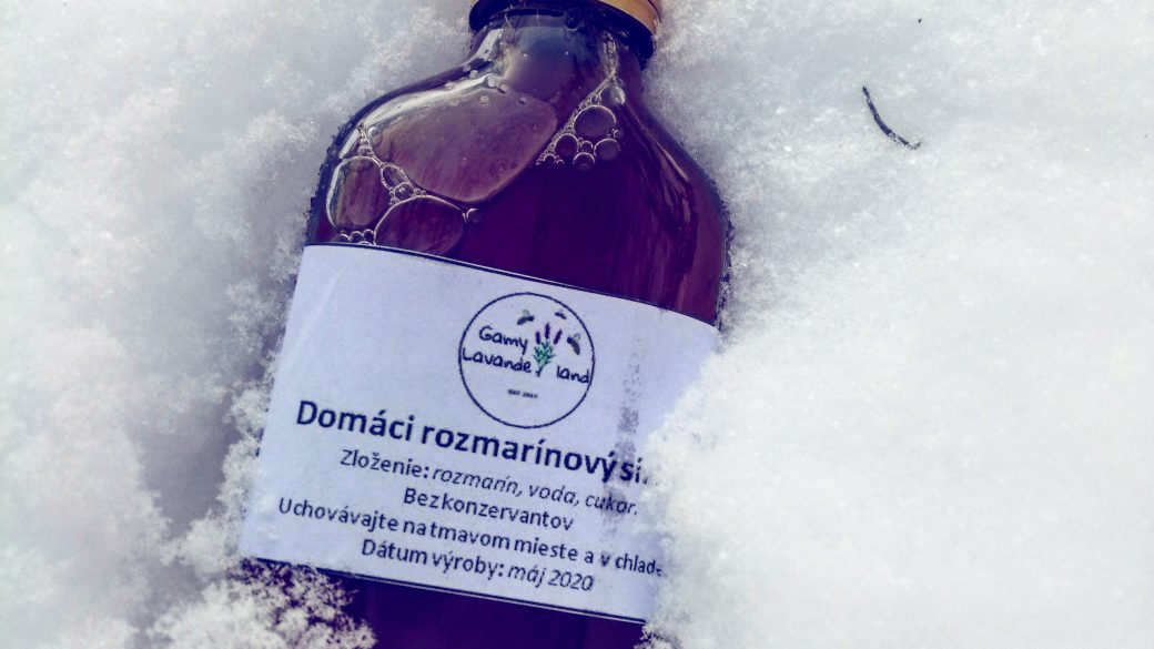 Recept na rozmarínový sirup